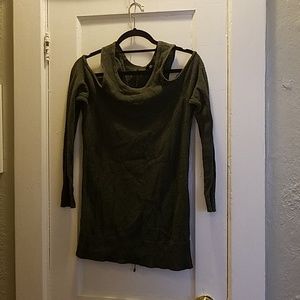 Cold Shoulder Olive Torrid Sweater